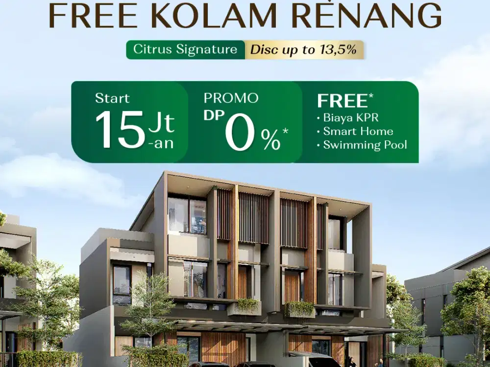 Citrus Signature: 3 Lantai Eksklusif + Kolam Renang Pribadi!