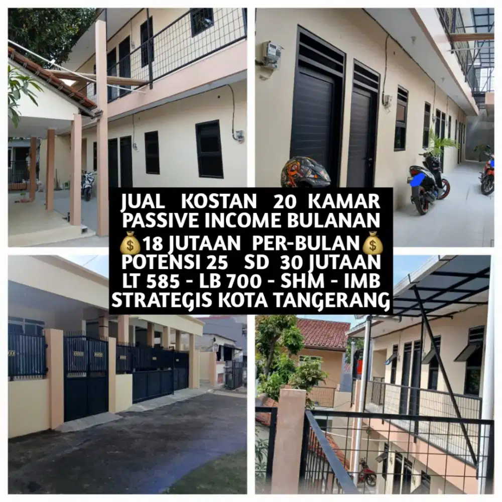 JUAL KOS KOST KOSAN KOSTAN LOKASI DALAM KOMPLEK KOTA TANGERANG