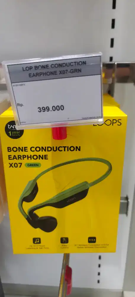 Head set loops Bone conduction