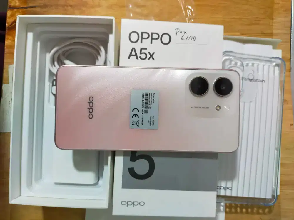 Oppo A5x Ram 6+6/128 Second Resmi