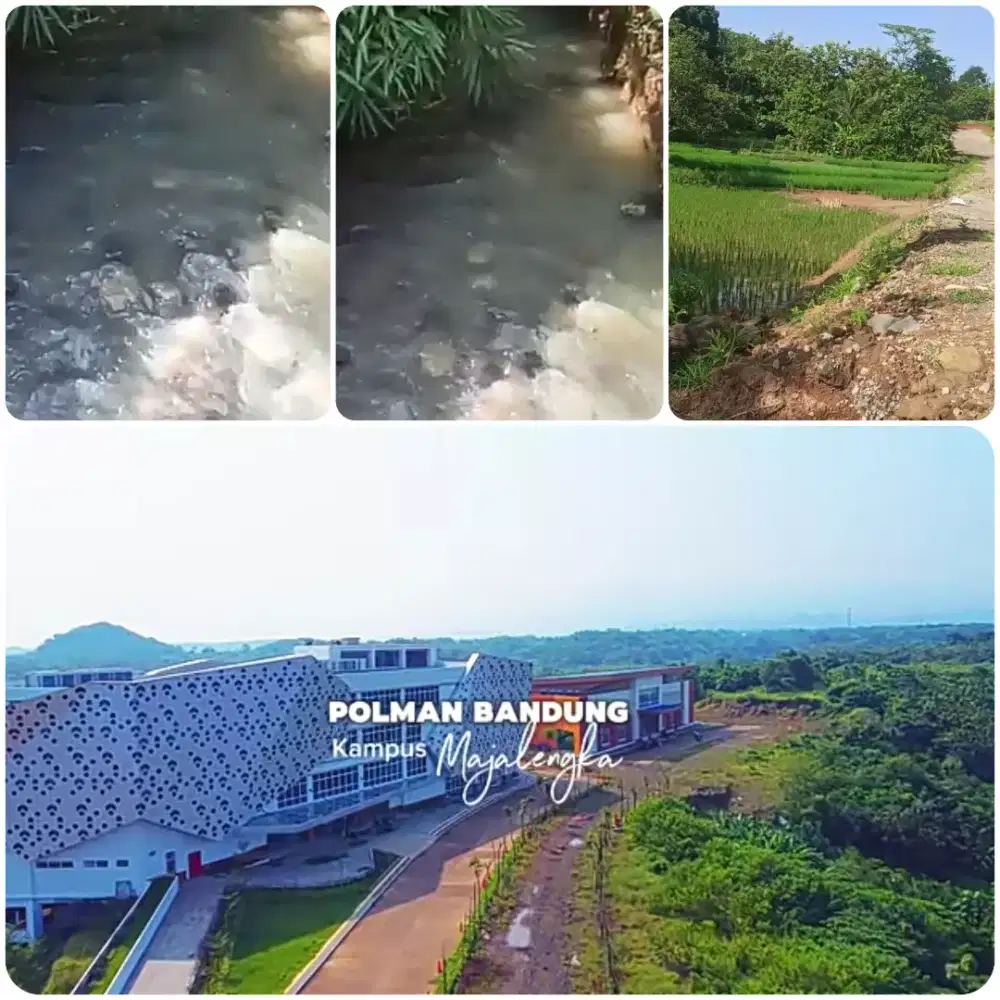 PINGGIR JLN KAMPUS POLMAN 2.500 m DEKAT PUSAT KOTA MAJALENGKA