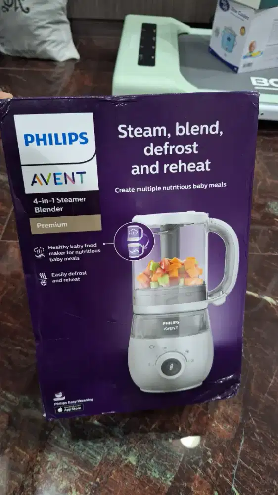 Dijual preloved Philips Avent 4-in-1 Steamer Blender (model Premium)