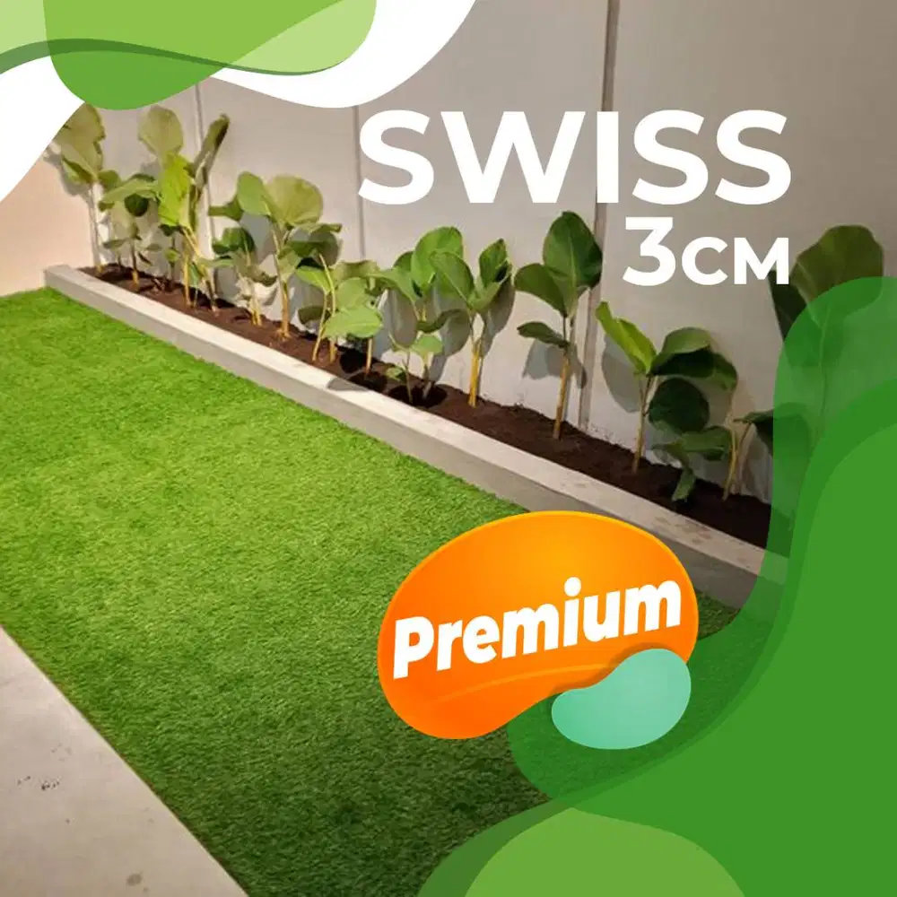 Rumput Sintetis Swiss 3 cm Premium
