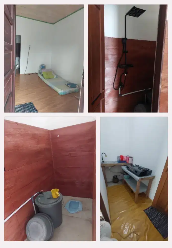 Lengkap kamar mandi dan dapur