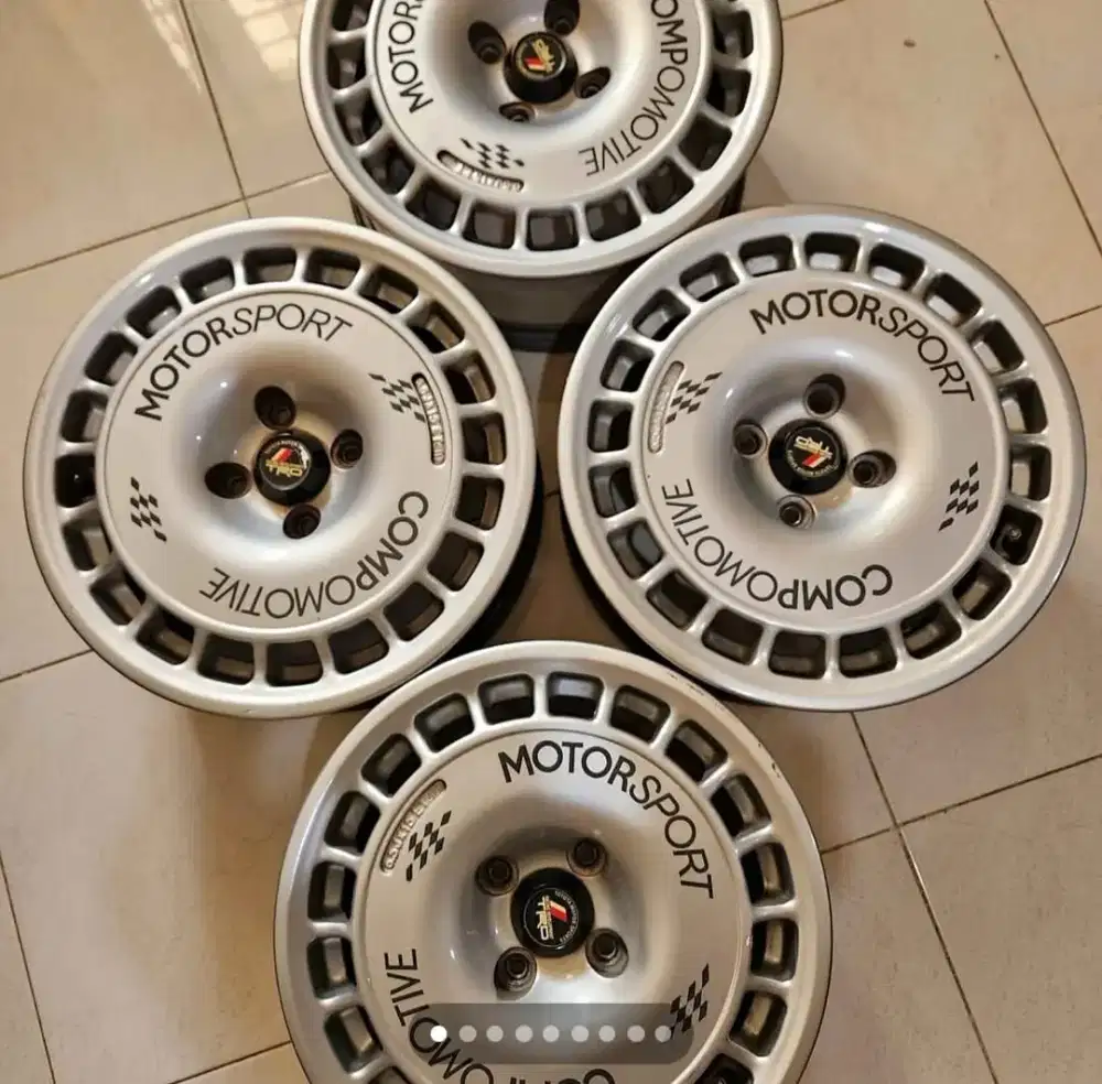 Velg mobil Compomotive R15 PCD 4x100 Original England