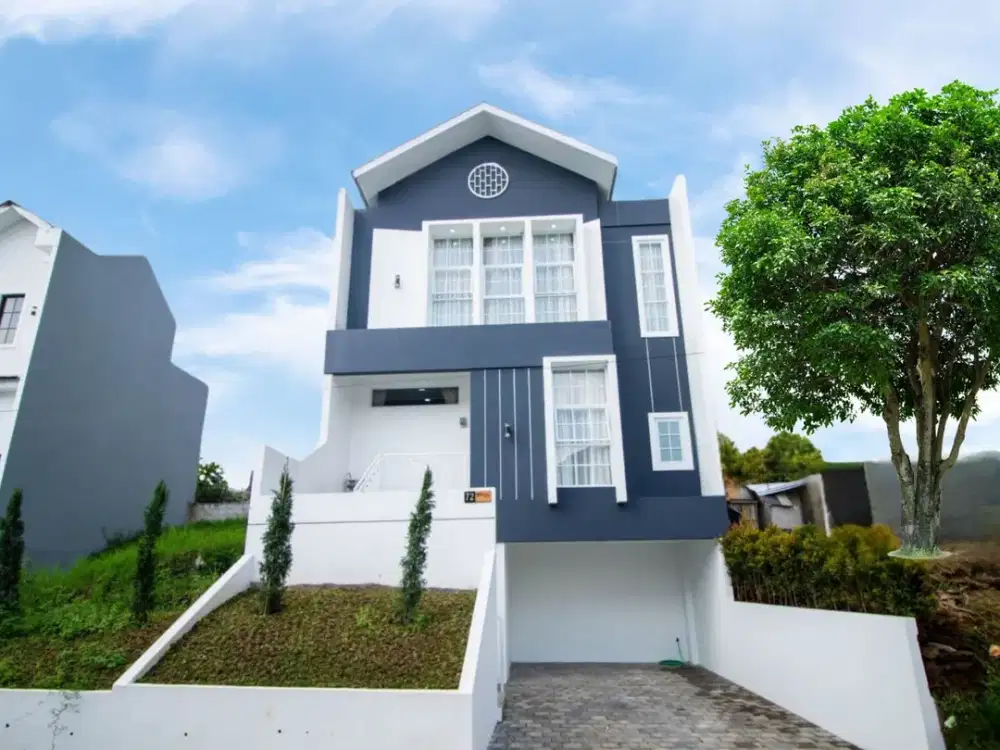 Rumah Baru Gaya Scandinavian di Perumahan Syariah Sejuk Segar Setiabudi Lembang Parongpong