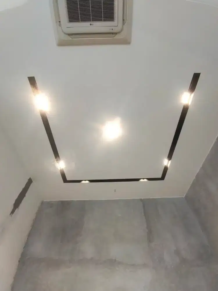 Dekorasi dan desain rumah pvc wpc partisi gypsum dan molding