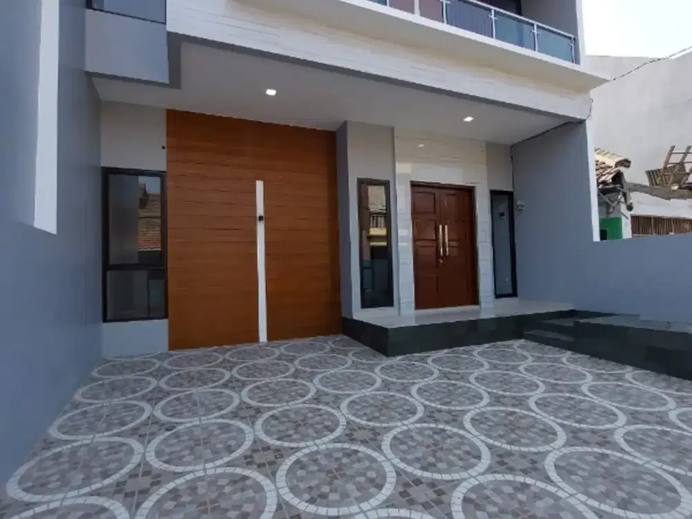 RUMAH BARU MEWAH MODERN MINIMALIS DI KOMPLEK BINTARA