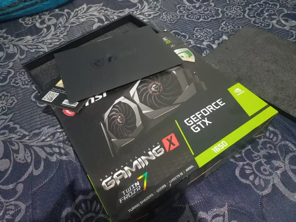 Vga gtx 1650 4gb ddr5 mulus nominus