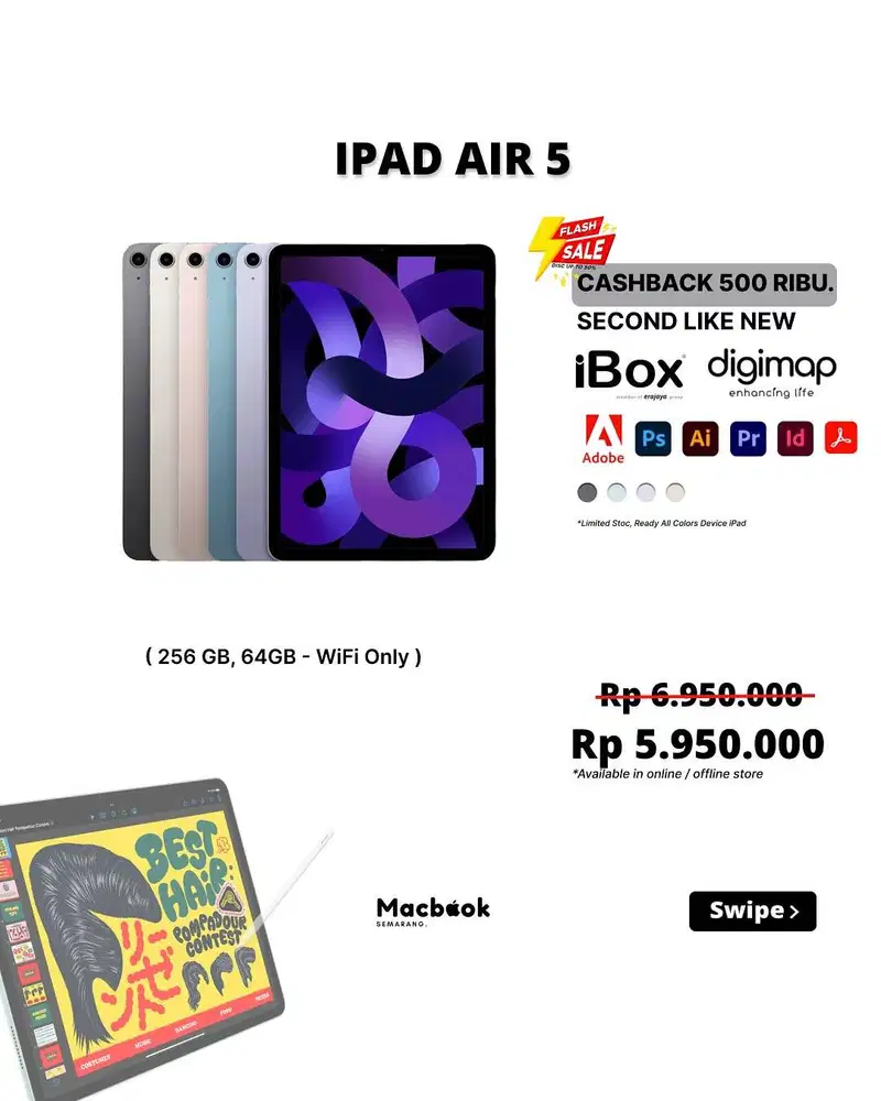 IPAD GEN 9 SECOND LIKE NEW 64GB | 256GB