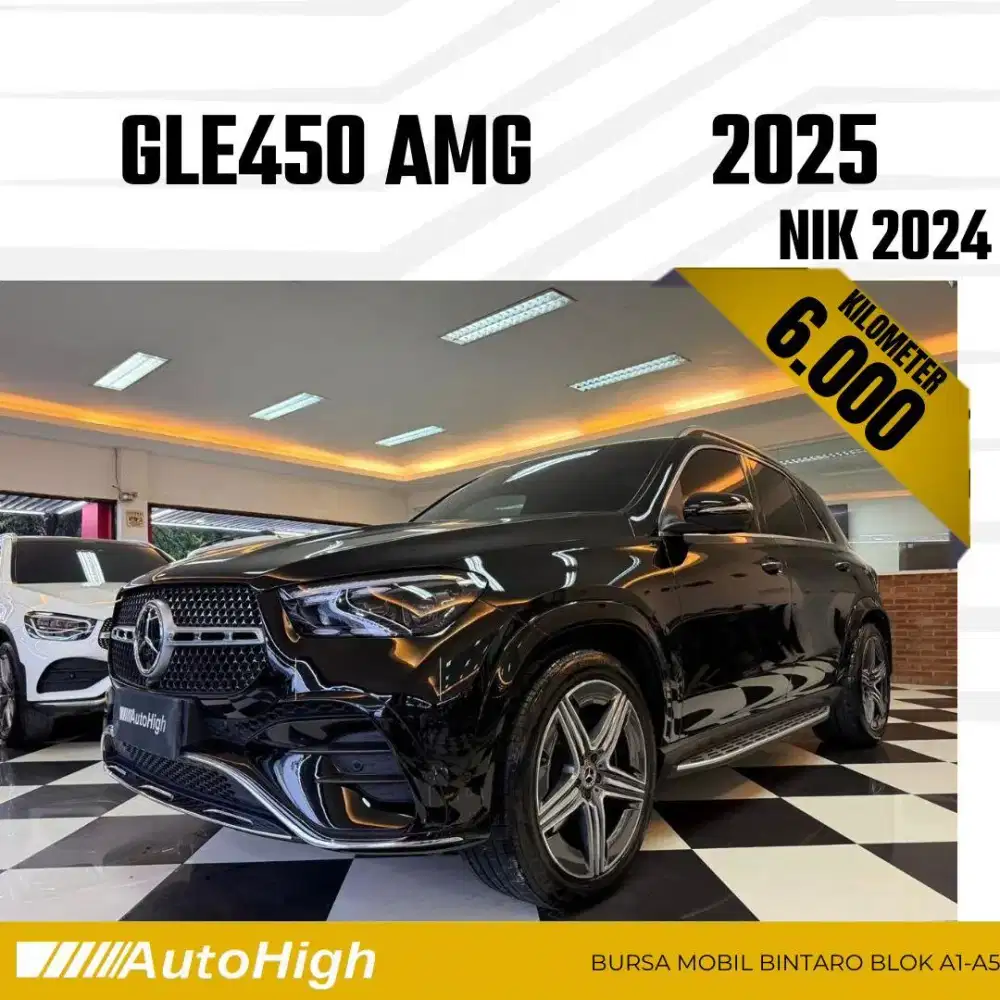 DP10% [Km6.000] GLE450 AMG 2024 Black / GLE 450 Reg 2023 #AUTOHIGH