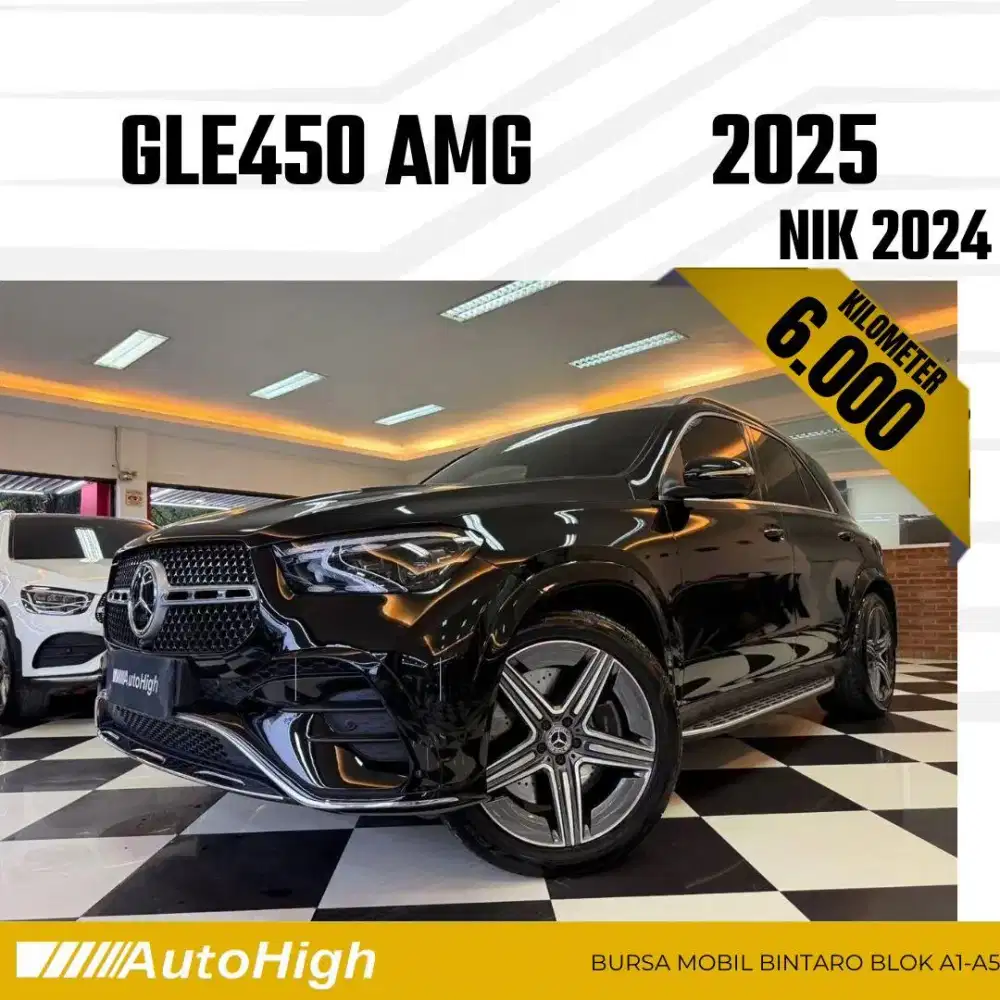 DP10% [Km6.000] GLE450 AMG 2024 Black / GLE 450 Reg 2023 #AUTOHIGH