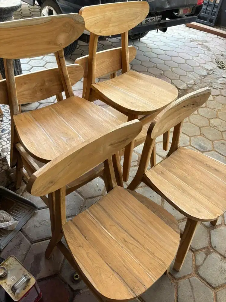 Kursi jati tpk perhutani / kursi ropan jati perhutani / kursi cafe