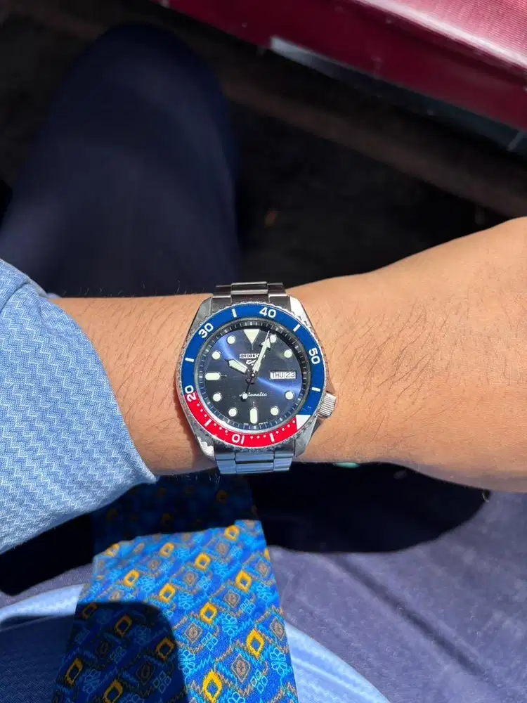 Seiko Pepsi 5 Sports SRPD53K1 Automatic Blue Dial