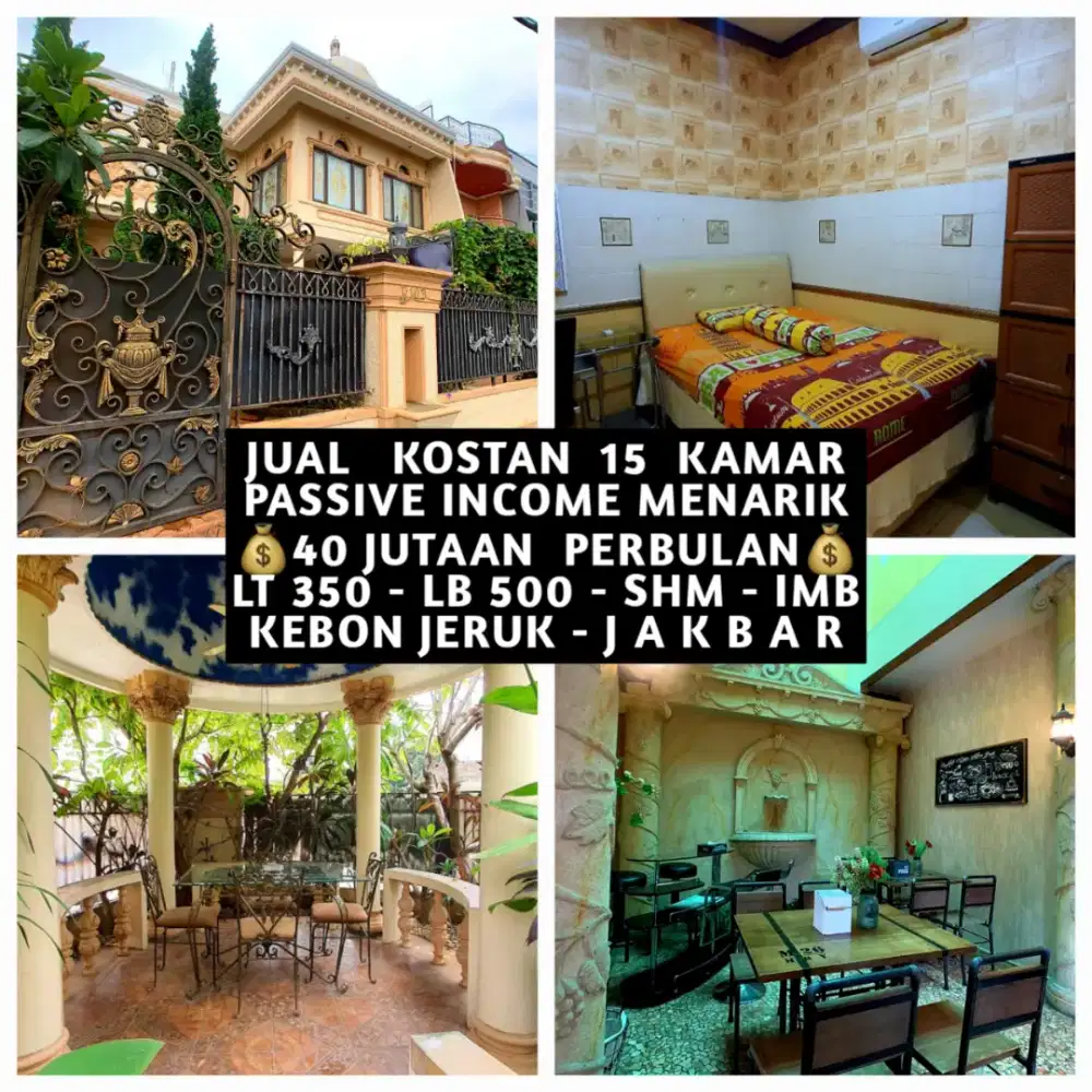 JUAL KOS KOST KOSAN KOSTAN KEBON JERUK JAKARTA BARAT