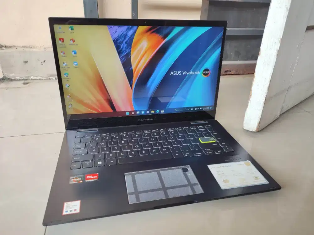 Asus vivobook flip ryzen 3 5300 ram 8gb ssd 512gb layarsentuh fullspec