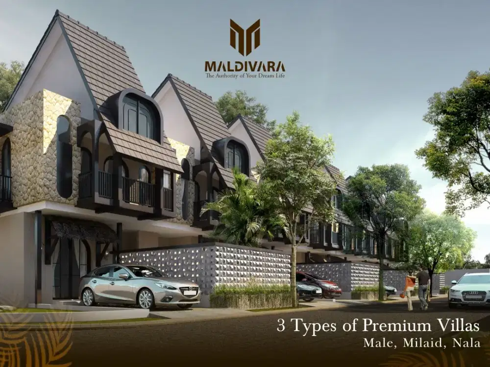 Rumah villa premium bangunan berkualitas