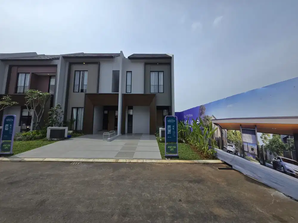 RUMAH 2 LANTAI DI ALAM SUTERA DEKAT TOL DAN BANDARA MODERN MINIMALIS