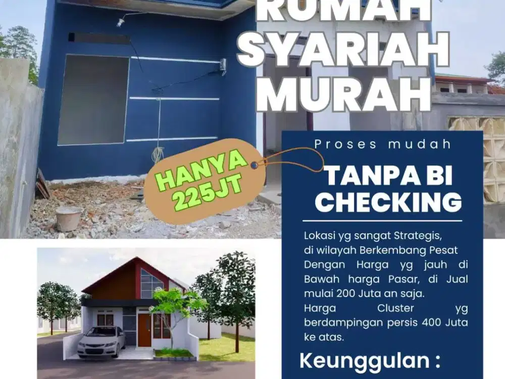 Mau KPR kendala BI Checking.? di Sukamekar Green Village saja