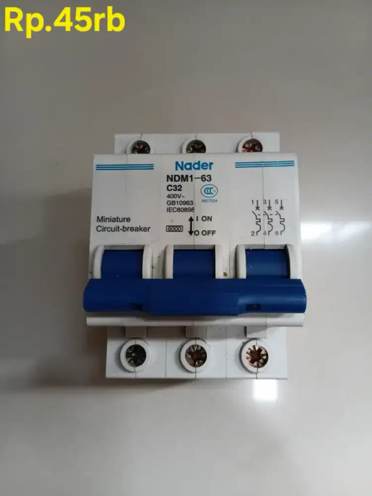 Mcb Nader 32A Original cabutan