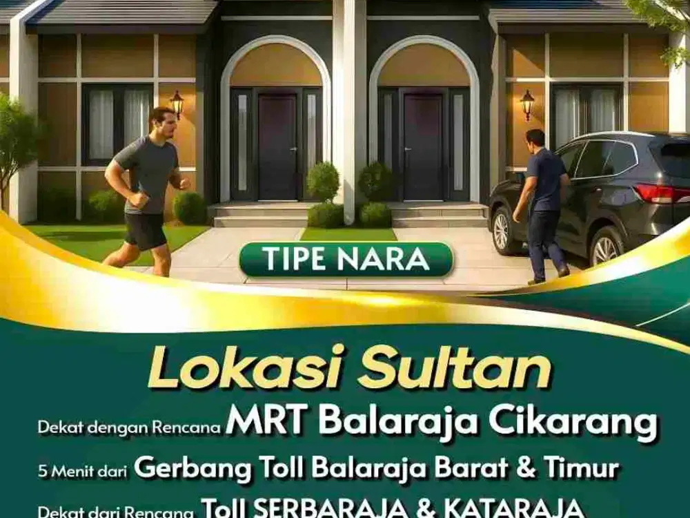 Rumah Subsidi di lokasi komersial