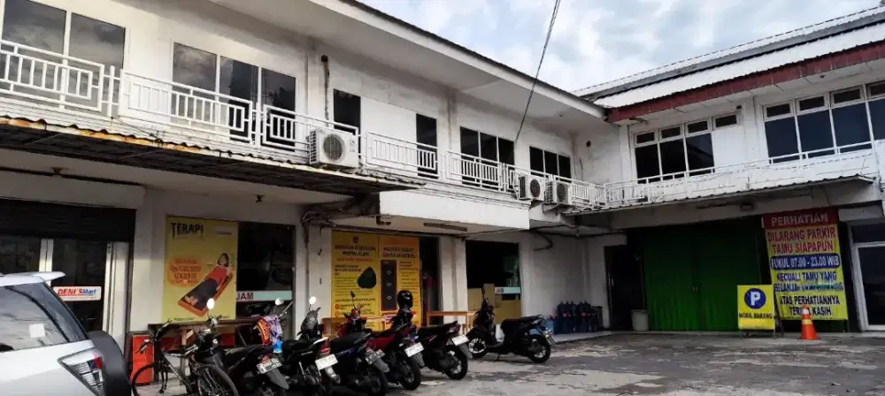 Gedung Usaha 2Lantai + Kos 17 Pintu, 1500m² SHM Pondok Betung