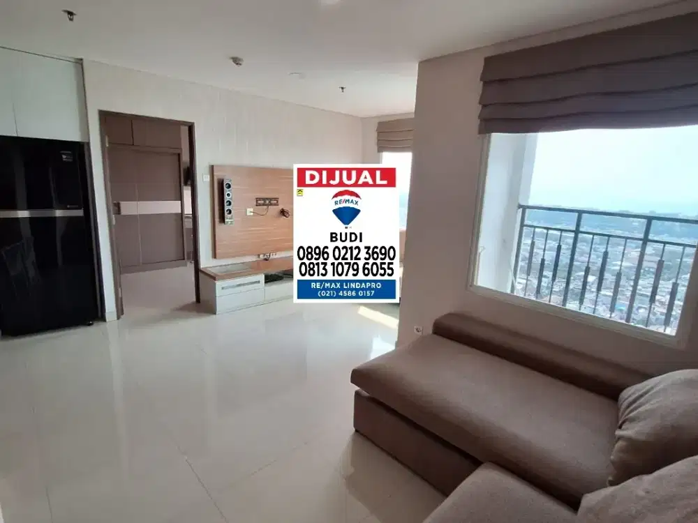 Dijual apartemen sunter icon LB 65 m2 2 BR lt 27 free furnish Sunter