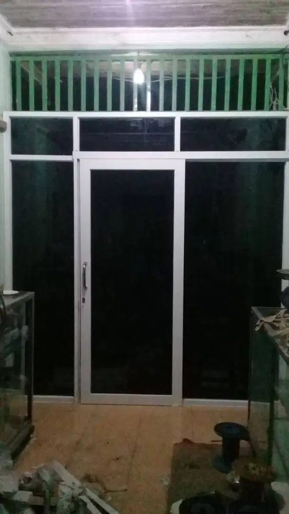 Jasa Borongan Pasang Plafon-Partisi Gypsum + Kusen ALUMUnium Aluminium