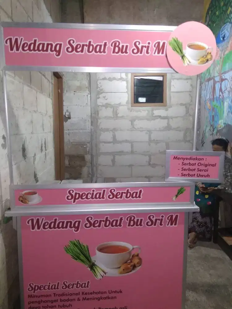 Booth wedang serbat