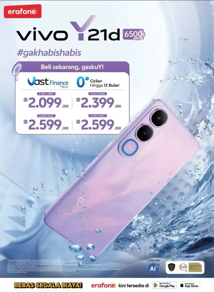 VIVO Y21d promo cicilan 0%