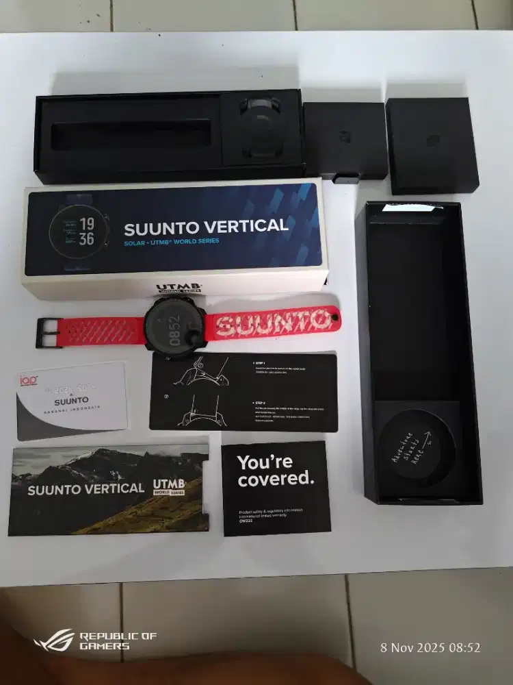 Jam suunto vertical solar utmb series