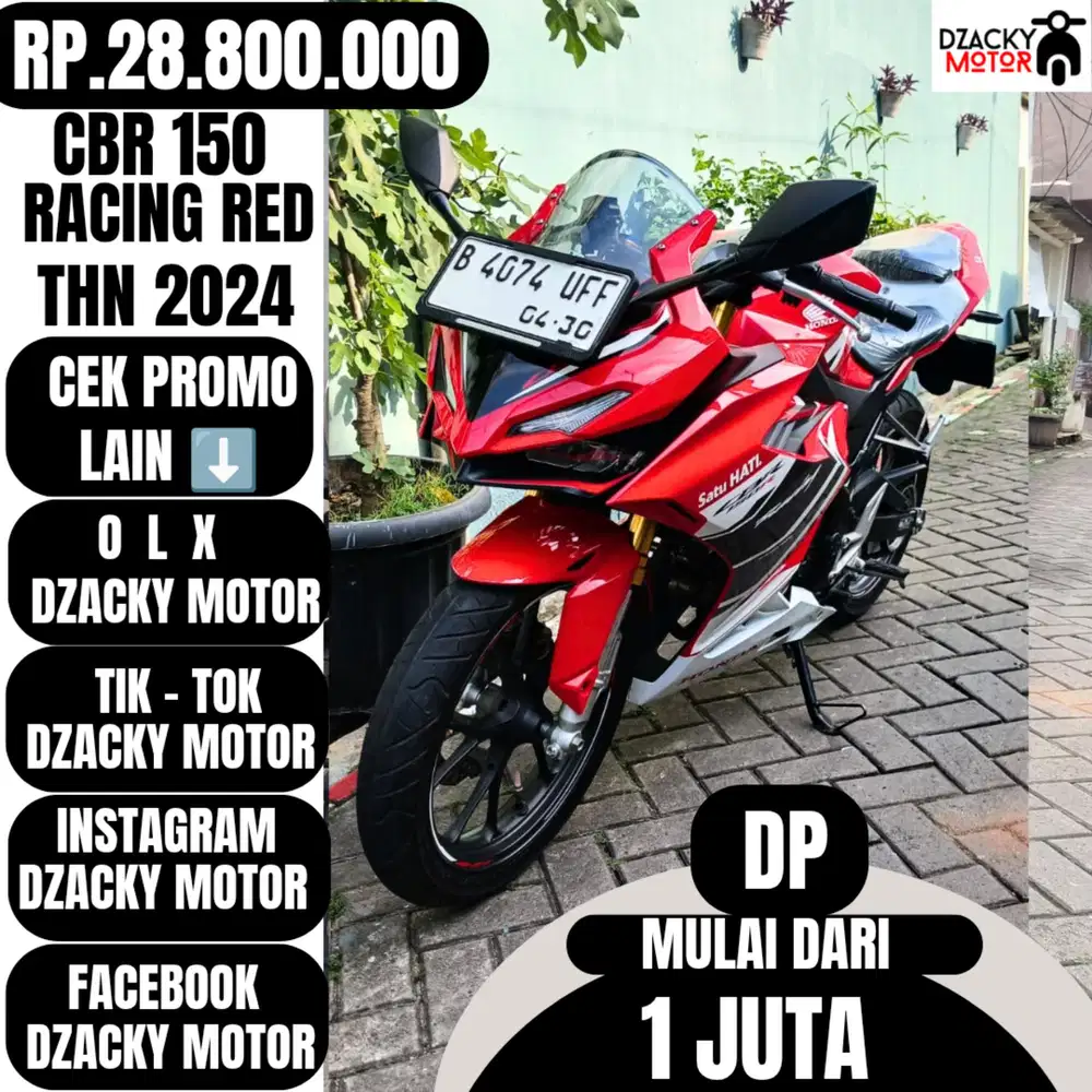 CBR 150R RACING RED 2024 SECOND LIKE NEW