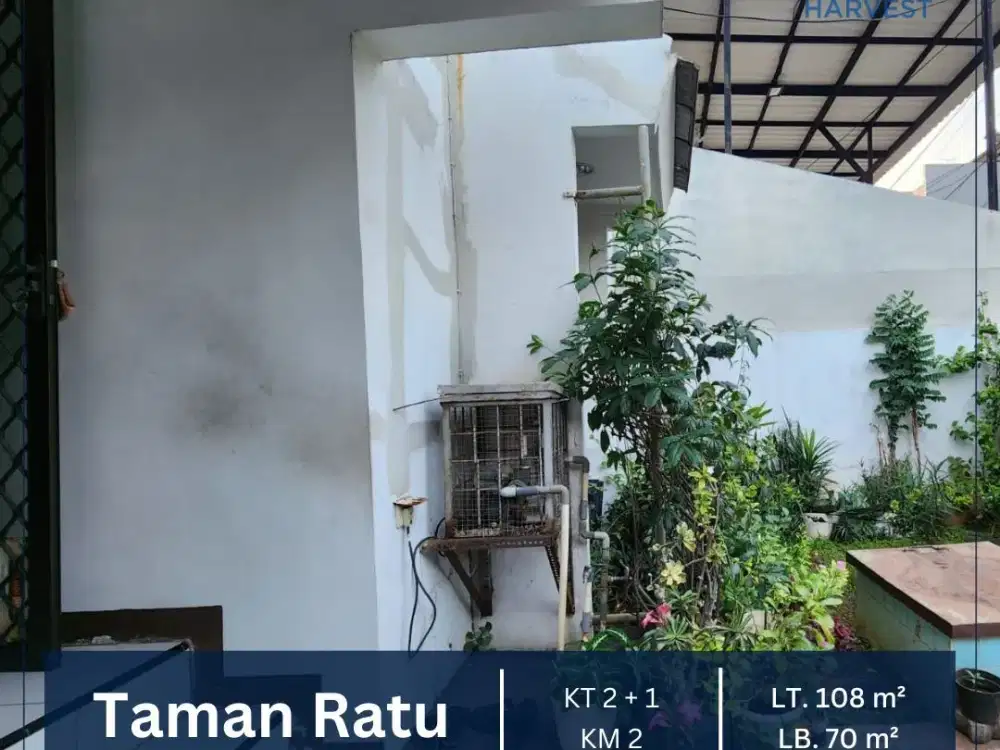 DIJUAL HARGA MURAH RUMAH TINGGAL SIAP HUNI TAMAN RATU JAKARTA BARAT