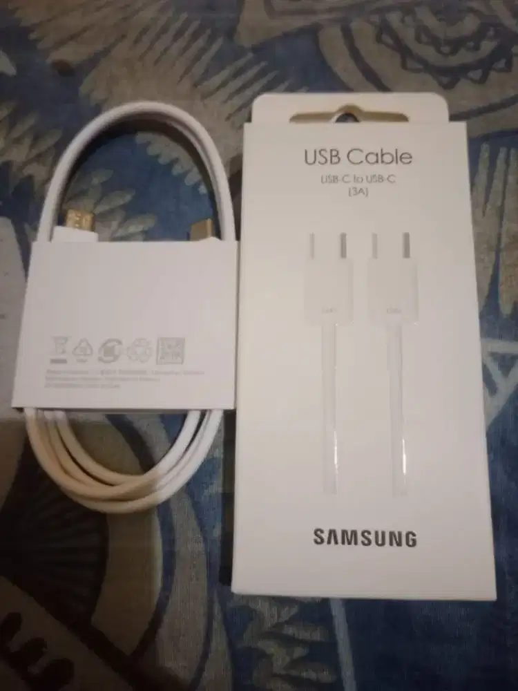 Kabel Data Original Samsung Tipe C to C 3A