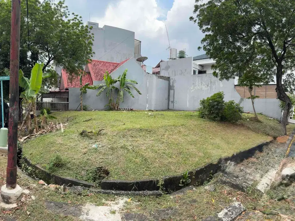 Tanah Kavling Cantik Hook Hadap Barat Utara Kompleks Perumahan