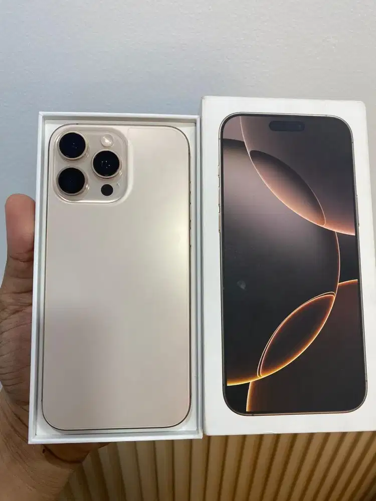 Iphone 16pm 256gb desert (beacukai)