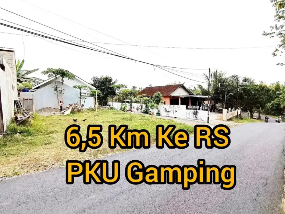 Tanah Strategis Tepi Jalan Aspal 5 Menit Perumahan Citra Grand Mutiara