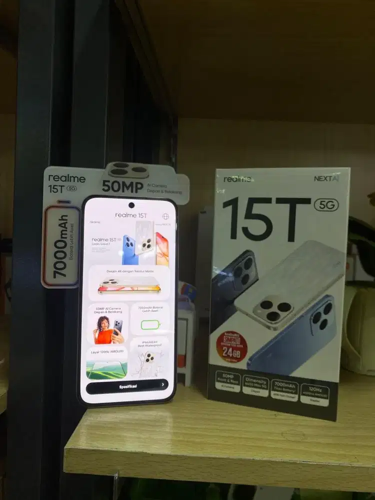 Realme 15 T terbaru segel garansi resmi