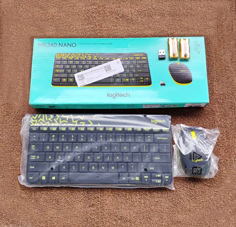 [NEW/BNOB] Logitech K240 NANO keyboard & mouse combo wireless