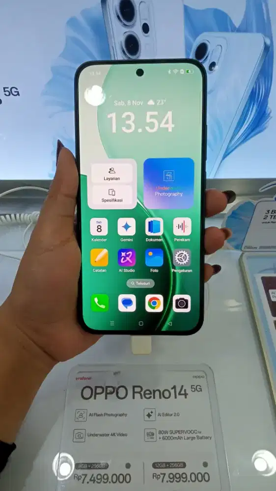 Kredit hp Oppo Reno14 5G 256GB