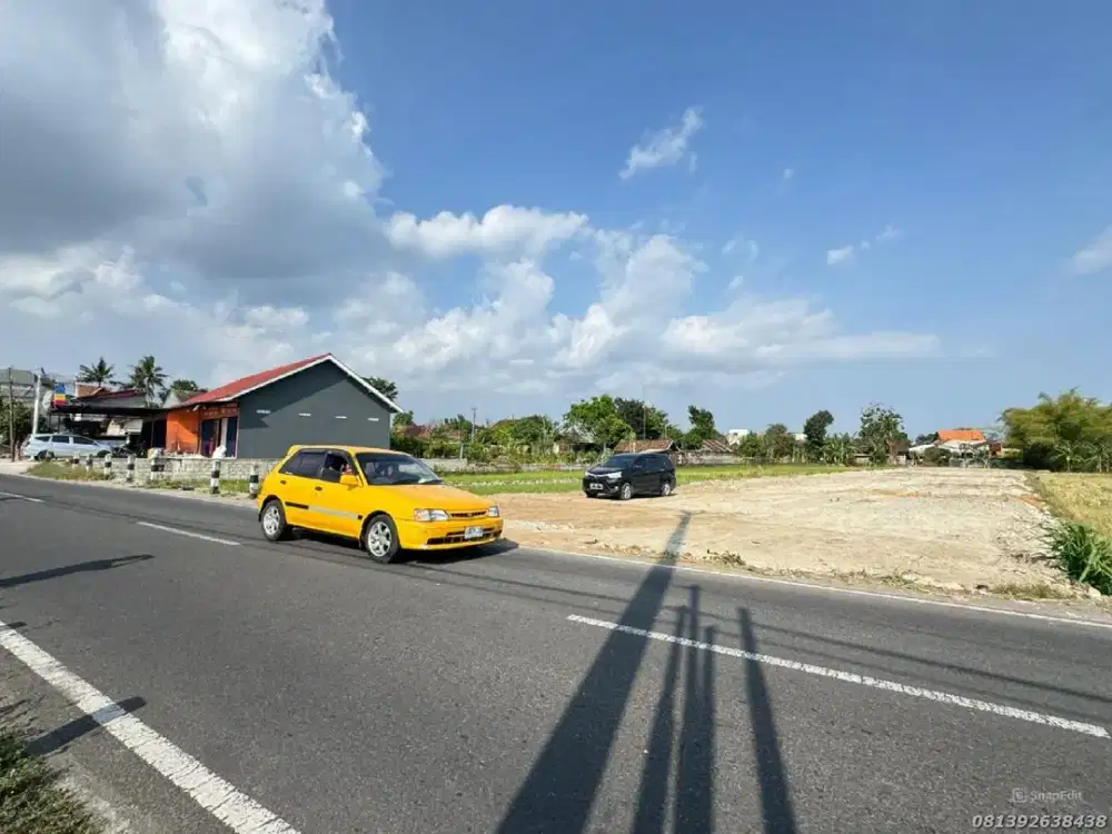 Jalan Godean Km 8; Dijual Tanah Apik Siap Bangun Di Sidokarto Dekat Sidoarum Dan Sidoagung *