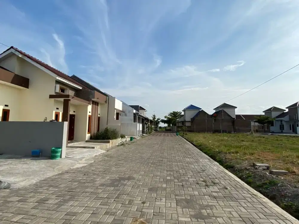 dijual kavlingan tanah luas 80 m2 sudah siap bangun lokasi strategis dekat dari jalan raya solo jogja