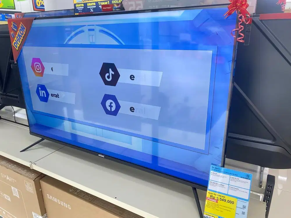 Ready TV Sharp 65 Inch | 4K | Google TV #Bisa Cicilan Pakai KREDIVO