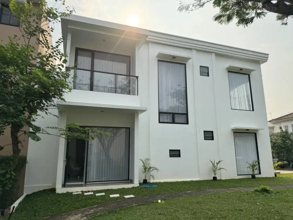 Dijual Rumah Cantik Hoek Baru Cluster Collinare Foresta BSD Tangerang