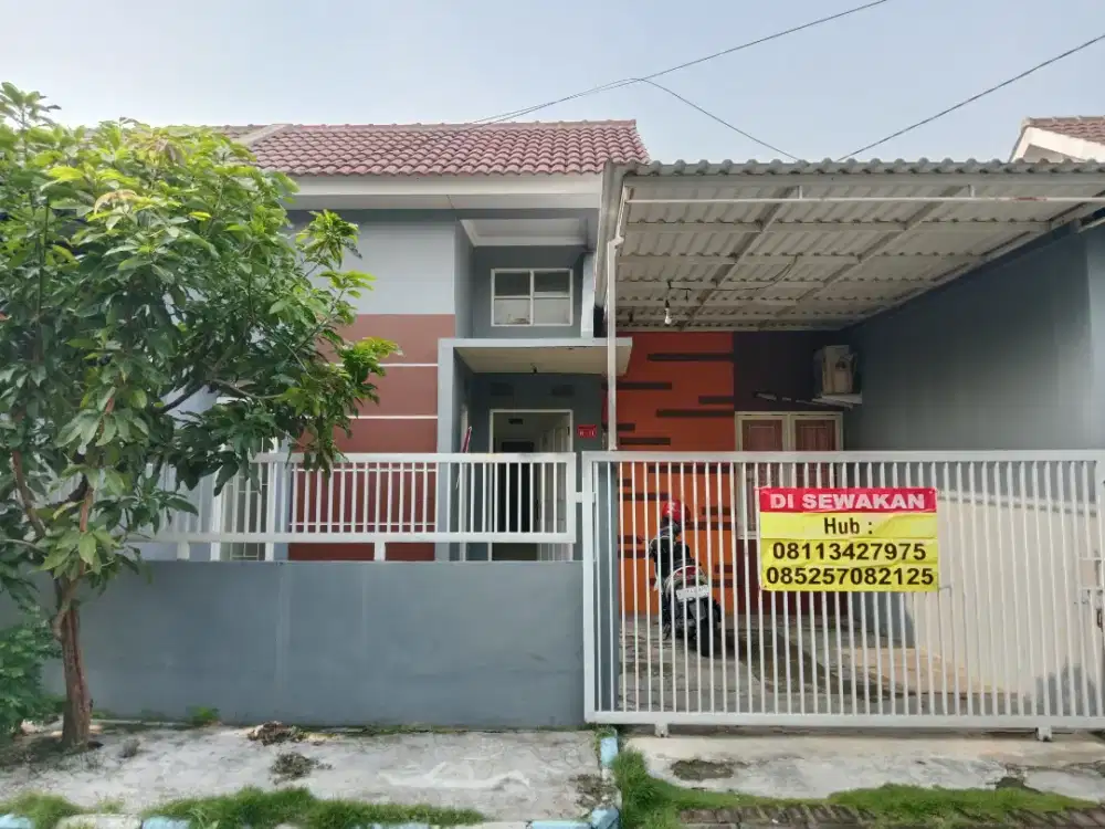 DISEWAKAN RUMAH DEKAT TAMAN PINANG SIDOARJO
