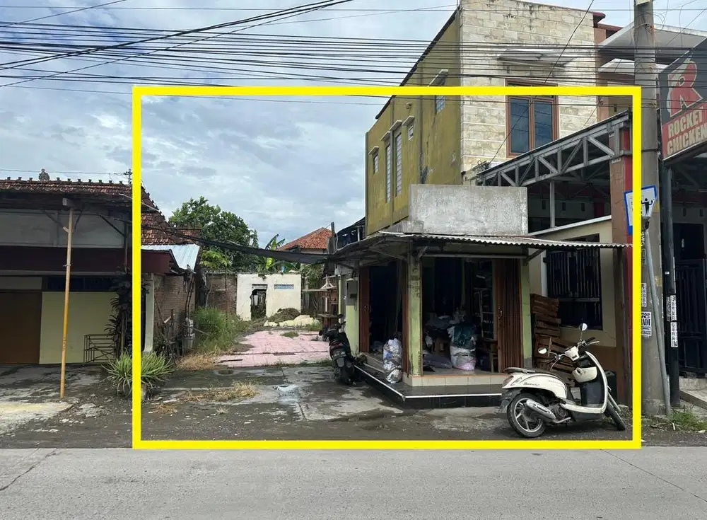 Tanah Strategis Pinggir Jalan Bonus Kios