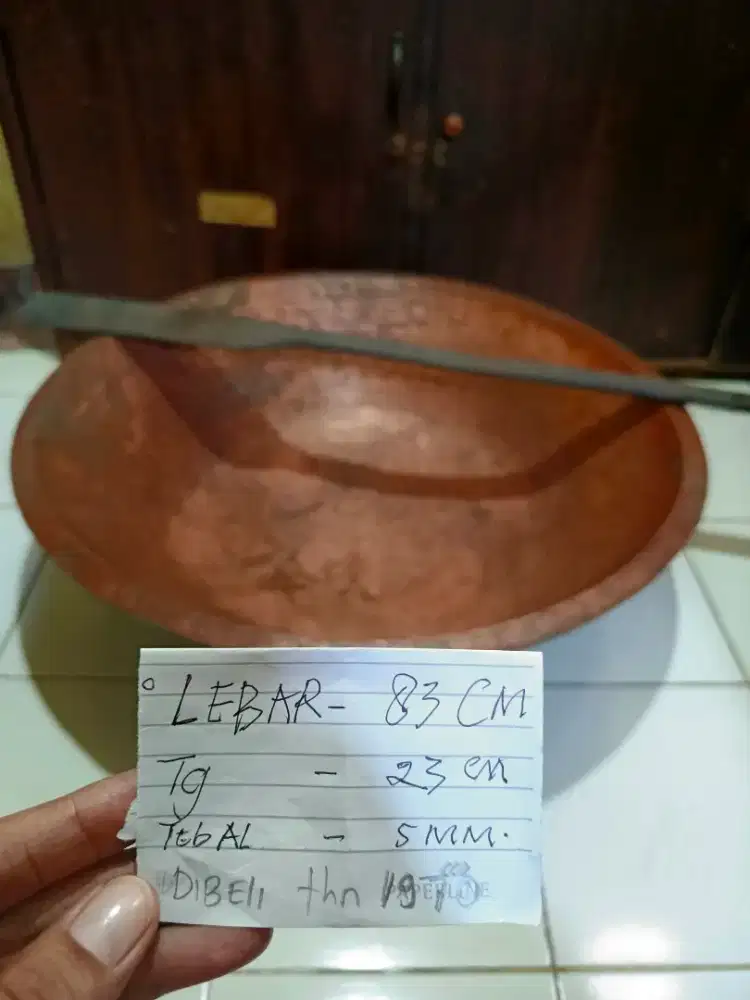 KUALI DODOL TEMBAGA ASLI