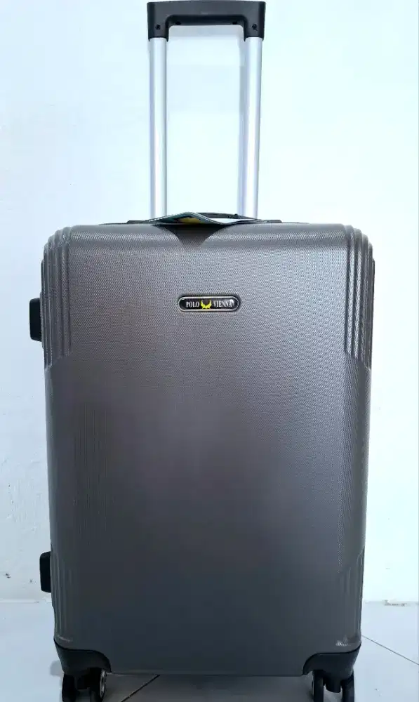 Baru travel koper polo hardcase fiber abs waterproof size 22 inch