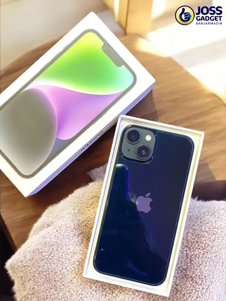 iphone 14 128gb BH82% resmi iBox fullset