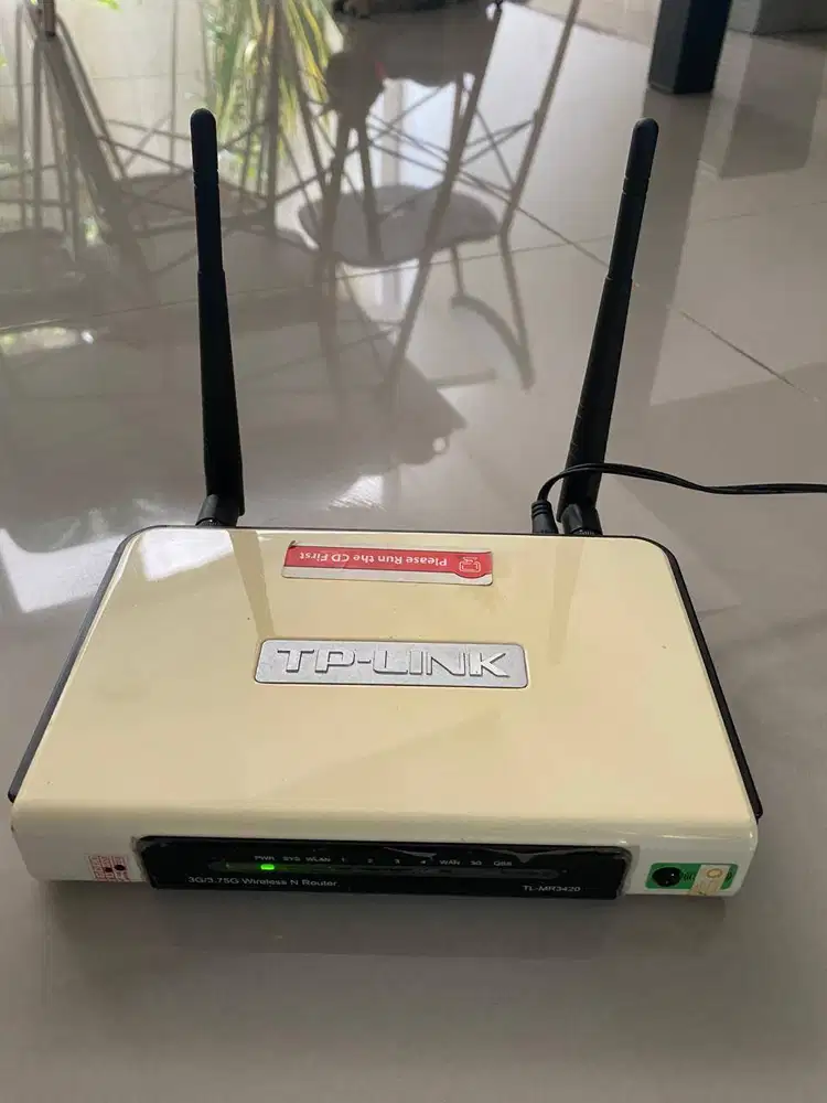 WIRELESS N ROUTER - TP LINK TL MR3420 – BEKAS